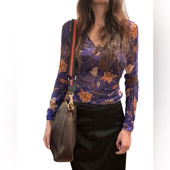 Gucci leather bag with bamboo handles - Picture 3 of 14